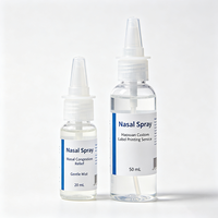 Étiquettes personnalisées Haoxuan ODM pour flacons pulvérisateurs, autocollants ultra-fins en PET imperméables pour l'emballage de petits produits de santé