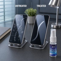 Protecteur d'écran liquide de qualité industrielle A1, nano micro-silice, essence céramique invisible modifiée anti-rayures, Guangdong