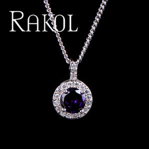 Rakol NP060เงินสเตอร์ลิงสร้อยคอ zircon ปรับได้ - Product Image 5