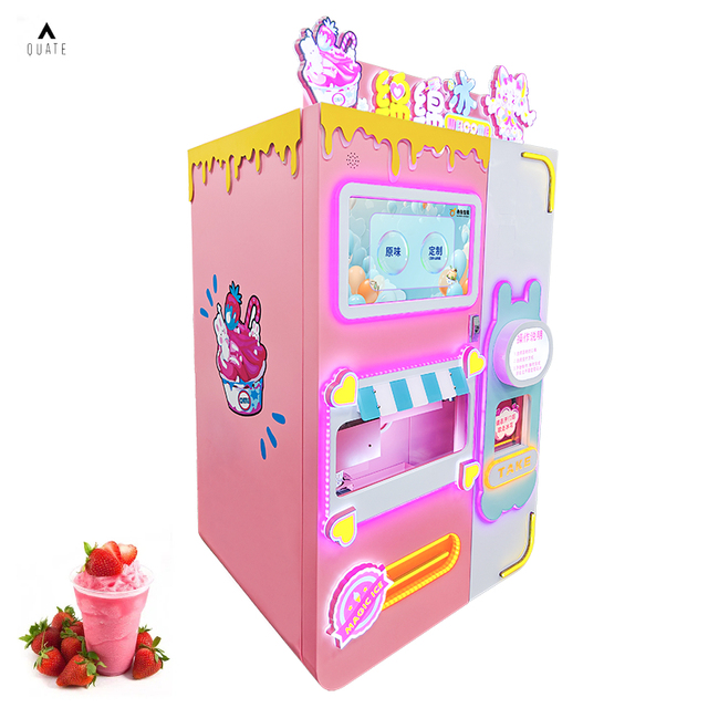 24-hour Self-service Automatic Smart Robot Ice Cream Vending Machine for Snowflake After You Cafe Ice Cube Maker Machine