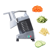 Welldone RVS Gemotoriseerde 5-Messen 350W Multifunctionele Automatische Groente-Aardappel Snijmachine 205mm Mes Groente
