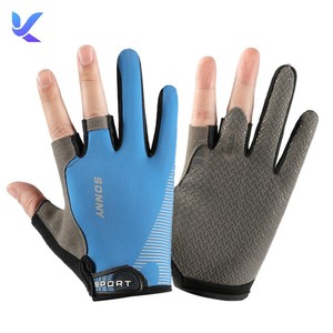 Kaixi Custom 2-Finger Outdoor Sport Vissen Scherm Handschoenen Voor Mannen Vrouwen Ademende Sneldrogende Mesh Stof - Product Image 6