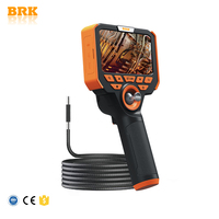 BRK-30 Pro Boroscopio Industrial con Lente de 2 mm, Cámara Endoscópica Modular de 360°, Pantalla IPS de 5 Pulgadas, Sondas Intercambiables, Clasificación IP67, LED