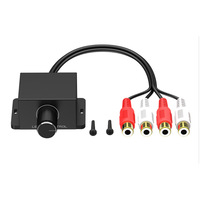Cable RCA de PVC para Audio de Auto, Control Remoto de Volumen y Nivel de Bajos para Amplificador