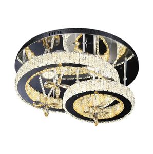 Gran oferta Zeal Lighting decorativo cocina dormitorio sala de estar cristal redondo led luces de techo modernas - Product Image 5