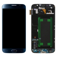 Pantalla LCD Super AMOLED Original de Alta Calidad para Samsung Galaxy S6 SM-G920F, Digitalizador, Ensamblaje Completo con Marco
