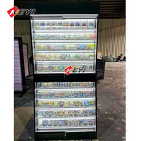 Modernes Pop-TCG-Displaygehäuse Schaufenster Einzelhandel Standvitrine aus Glas und Holz Sammelkarten-Displayregal mit LED-Beleuchtung