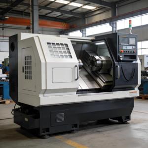 Die TCK700 <span class=keywords><strong>CNC</strong></span>-Schrägbett-Drehmaschine Ist eine Präzisionsbearbeitungs- und Mittelschwere Fräs-Drehmaschine mit FANUC-Steuerungssystem. - Product Image 5