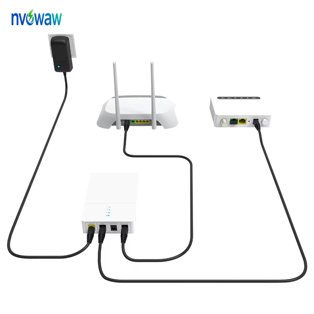 WGP 9V/12V DC Mini UPS with 6-Hour Backup for WiFi Router & ONU Lithium Battery