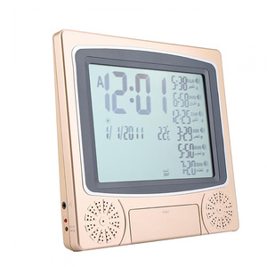 Horloge numérique de prière islamique HA-4010, heure Saso passée 1650, Code de ville, Usb <span class=keywords><strong>Al</strong></span> Fajr, Table musulmane automatique, horloge Azan, 101 - Product Image 3