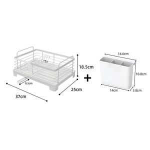 Escurridor de Platos Metálico de Pie para Cocina, Estilo Coreano, Multiusos, Móvil, para Platos, Tazones y Cubiertos - Product Image 4