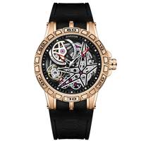 Reloj de Hombre de Cuarzo, Esfera Grande de 45 mm, Manecillas Personalizadas, Correa de Silicona Luminosa, Caja de Aleación, Resistente al Agua 30 m, Moderno