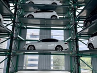 Nouvelle technique de stationnement robotisé Dayang PCS à levage vertical, type carré, 4 côtés, double porte, 2350 kg, entraînement moteur