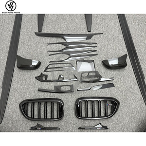 Nuevos kits de carrocería de conversión para coche de fibra de carbono seca con acabado brillante y tejido de sarga para la Serie 5 F90 M5: difusor, alerón, cubierta de espejo y faldones laterales - Product Image 6