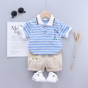 Ropa para Niños 2021, Conjunto de Ropa para Bebé Niño, Ropa de Verano al por Mayor, Camisetas Estampadas, Ropa de Playa Moderna para Niños - Product Image 2