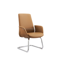 Chaise de bureau pour visiteur à dossier haut en mousse moulée Boss Manager