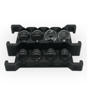 2 inch tinh thể rõ ràng khay đá bong bóng miễn phí 8 bóng hình cầu khuôn Whisky <span class=keywords><strong>Ice</strong></span> ball maker bền BPA free Silicone rõ ràng <span class=keywords><strong>Ice</strong></span> Maker - Product Image 5