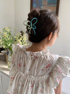 Popular Unique Design <b>Sweet</b> Gradient Color Butterfly Hairpin Fashionable Temperamental Girl's Hairpin Wholesale Headwear - Product Image 1