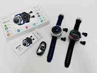 Nouvelle montre connectée 2025 avec écouteurs 2 en 1, tracker d'activité avec écouteurs et montre connectée 2 en 1 Z19