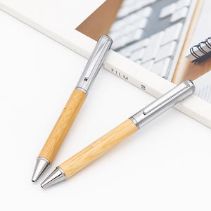 Nuevo Bolígrafo <span class=keywords><strong>de</strong></span> Bambú 2026, Bolígrafo <span class=keywords><strong>de</strong></span> <span class=keywords><strong>Gel</strong></span> <span class=keywords><strong>de</strong></span> 1.0 mm con Punta Giratoria, Cuerpo Plano con Varilla <span class=keywords><strong>de</strong></span> Acero, Logotipo Personalizado, Regalo Empresarial Promocional - Product Image 1