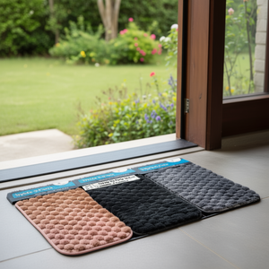 พรมเช็ดเท้าลายเต่า ขนาด 50x80 ซม. แผ่นรองพื้นกันลื่นสำหรับทางเข้า - Product Image 3