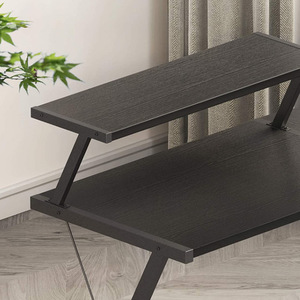 <span class=keywords><strong>Bureau</strong></span> d'angle <span class=keywords><strong>pour</strong></span> ordinateur portable, Simple et beau, en forme de L, peut placer de petites imprimantes - Product Image 4