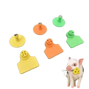 Smart Plastic Ear Tags For Pig With Barcode