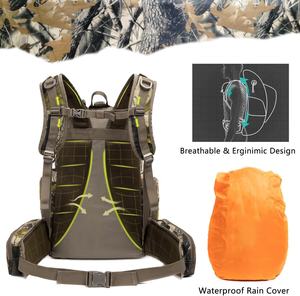 Mochila táctica impermeable <span class=keywords><strong>para</strong></span> senderismo al aire libre, arnés binocular de gran capacidad, soporte de arco <span class=keywords><strong>para</strong></span> caza, equipo de marco externo - Product Image 4