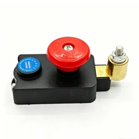 Interrupteur de déconnexion de batterie avec borne de connexion en laiton 12V 24V, interrupteur rotatif de coupure pour camion, camping-car, bateau, marine