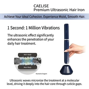 Piastra per Capelli Professionale Wireless a Ultrasuoni e Infrarossi - Riparazione Capelli Danneggiati, Impermeabile IPX6, Ricaricabile - Product Image 3