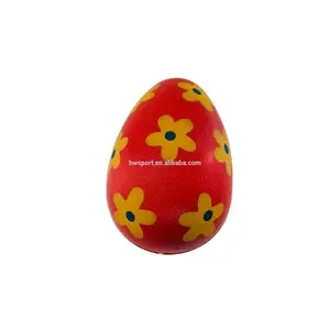 促销定制彩色鸡蛋高弹跳橡胶球