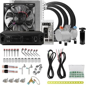 ชุดระบบแอร์รถยนต์ TELCOOL 12V 750W 8750BTU สำหรับติดตั้งบนแผงหน้าปัด ระบบทำความเย็นและความร้อน สำหรับรถบรรทุก/รถบ้าน/รถตู้/รถเก๋ง รถยนต์โบราณ รถขุด แบบแยกส่วน - Product Image 1