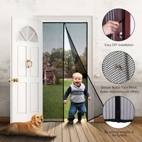 Moustiquaire magnétique DIY pour porte domestique, rideau de porte, rideau magnétique pour porte