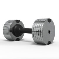 Haltère réglable pour la maison 24kg haltère de musculation haltère électrolytique