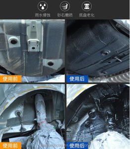 Rivestimento Protettivo per Telaio Auto in Gomma Vernice Antiruggine Isolamento Acustico Anticorrosione a Base d'Acqua Grigio Nero - Product Image 6