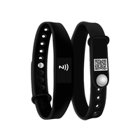 Bracelet en silicone NFC RFID réglable, étanche, pour contrôle d'accès, paiement en hôtel