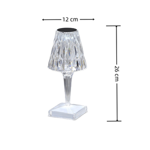 Sang trọng pha lê <span class=keywords><strong>LED</strong></span> đèn cạnh giường ngủ hiện đại Ins phong cách bầu không khí ánh sáng ban đêm thanh lịch không dây có thể sạc lại RGB Màu Bảng ánh sáng - Product Image 2