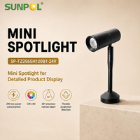Applique murale LED mini noire anti-éblouissement 2W SMD 3030 DC9/24V CRI 90 UGR 16 36 degrés 5 CCT pour l'éclairage des magasins de jouets design
