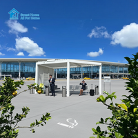 Pergola bioclimatique motorisée en aluminium Sweet Home Smart, toit à lames orientables, gazebo extérieur, éclairage LED, imperméable, auvent rétractable