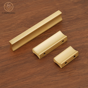 CHENLANG High Quality Adjustable Cabinet <strong>Door</strong> Handle Solid Brass Furniture Hardware <strong>Knob</strong> Pull for Drawer Kitchen Modern Design - Product Image 3