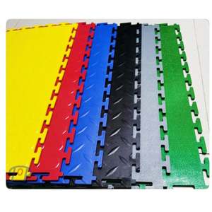 Textured Orange Peel Indoor Vinyl Pvc Flooring Interlocking <b>Plastic</b> <b>Floor</b> Tiles - Product Image 4