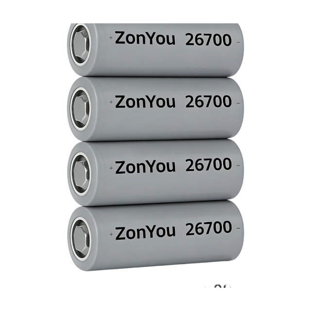 Cheap Price 4000mAh 26650 Cylindrical Cells 3.2V LiFePO4 Batteries 2000 Cycles for Rechargeable Portable Mobile Power Bank Light
