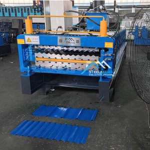 Zambie populaire 840 IBR trapézoïdal et 836 tôle de toiture ondulée rouleau à Double pont formant la machine - Product Image 4