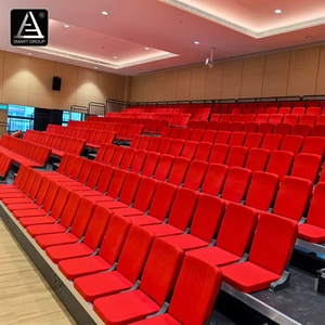 <span class=keywords><strong>Tribune</strong></span> <span class=keywords><strong>télescopique</strong></span> électrique rétractable pour arènes de sport, gymnases et stades intérieurs - Product Image 1