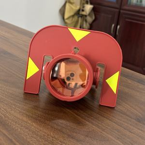 지형 프리즘 GPR111 레드 싱글 기본 원형 반사 교체 프리즘 홀더 및 총 스테이션 대상 - Product Image 5