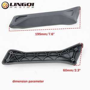 Lingqi ปลอกแบตเตอรี่สำรองสำหรับปกป้องด้านข้างจักรยานหลุมสกปรกสำหรับขับรถแข่งอัลตร้าผึ้งแท้อุปกรณ์ป้องกันแบตเตอรี่ไนลอนเสริมตัวป้องกันด้านข้าง - Product Image 5