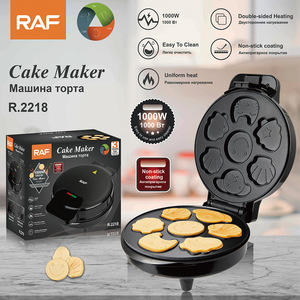 Máquina Eléctrica Antiadherente para Waffles Esféricos 1000W, Tacto Frío, para Desayunos en Casa, 7 Rebanadas, para Pasteles, Copos, Muffins, Mini Waffles y Cupcakes - Product Image 5