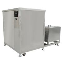 Machine de nettoyage par ultrasons à haute fréquence 175L enlèvement d'huile industrielle dispositif de nettoyage par ultrasons à haute pression