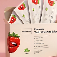 Bandes blanchissantes violettes pour les dents, soin de l'émail, résultats en 7/14 jours, puissant blanchiment, prix direct usine, logo personnalisable, fortement recommandé