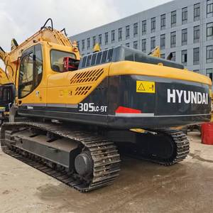 รถขุดตีนตะขาบฮุนได รุ่น Robex 305LC-9T มือสอง ปี 2020 น้ำหนัก 30 ตัน ความจุบุ้งกี๋ 2.0 เมตร สีเหลือง อุปกรณ์ก่อสร้างระบบไฮดรอลิก - Product Image 4